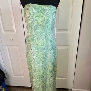 Rickie Freeman 12 Green Paisley